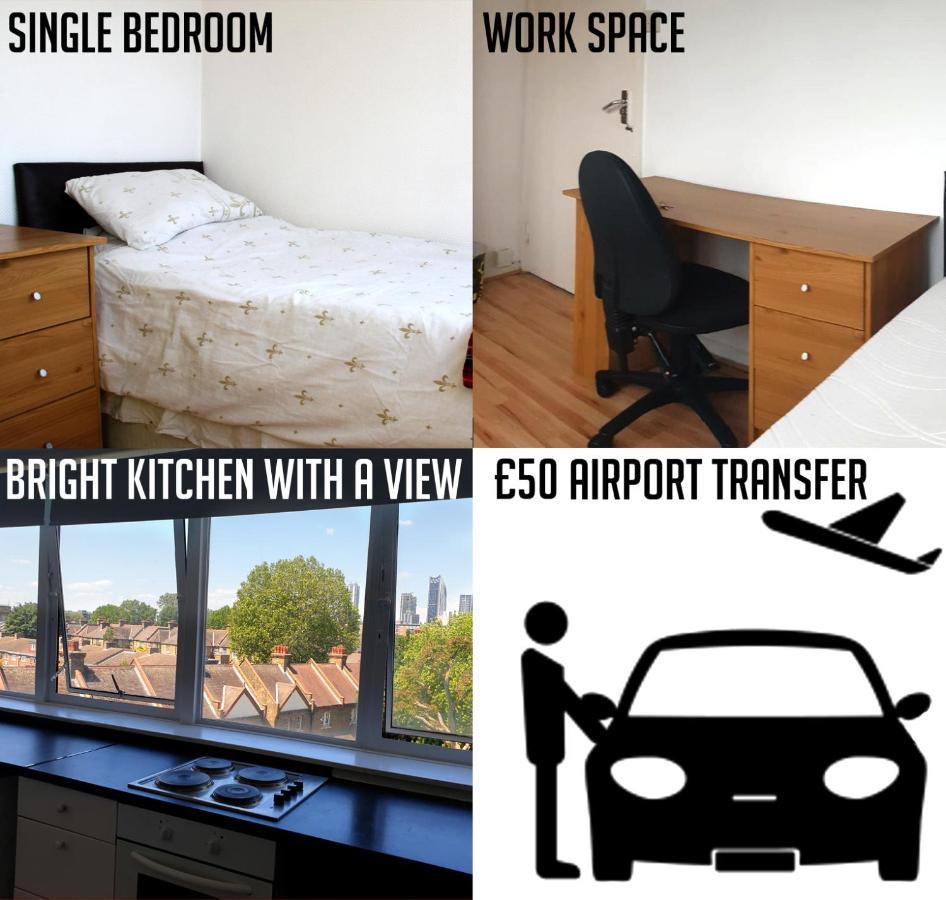 Elephant & Castle - Zone 2 - Private Rooms - Shared Bathroom London Exteriör bild